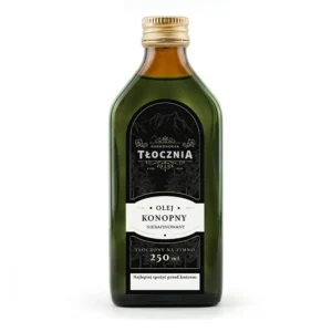 Olej konopny tłoczony na zimno – naturalny olej roślinny bogaty w kwasy omega