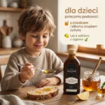 olej z czarnuszki dla dzieci jak podawać z miodem i cytryną naturalny sposób