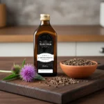 olej z ostropestu tłoczony na zimno na wątrobę