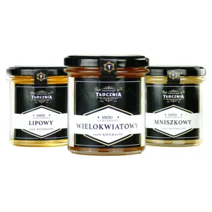 zestaw miodów na prezent, słodki upominek