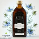 świeży olej z czarnuszki tłoczony na zimno