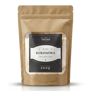 mąka kokosowa odtłuszczona 100% naturalna wysokobłonnikowa do wypieków