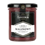 miód malinowy naturalny z karkonoszy 430g