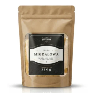 mąka migdałowa blanszowana 250g – drobno mielone migdały w opakowaniu