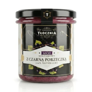 Miód z czarną porzeczką – naturalny miód z owocami liofilizowanymi, kremowy i intensywnie owocowy