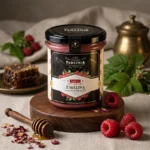 miód z maliną liofilizowaną premium