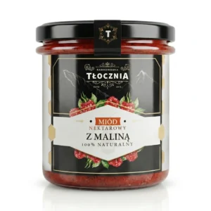 Miód z maliną liofilizowaną – naturalny miód premium z malinami, kremowy i owocowy