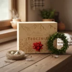 zdrowy prezent na wielkanoc skrzynia