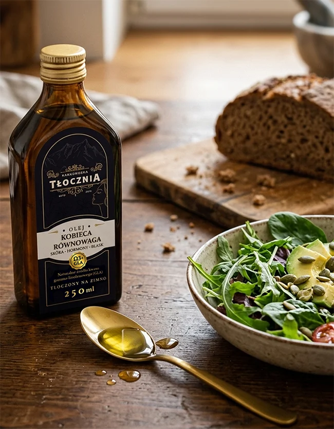 olej dla kobiet do stosowania wyłącznie na zimno