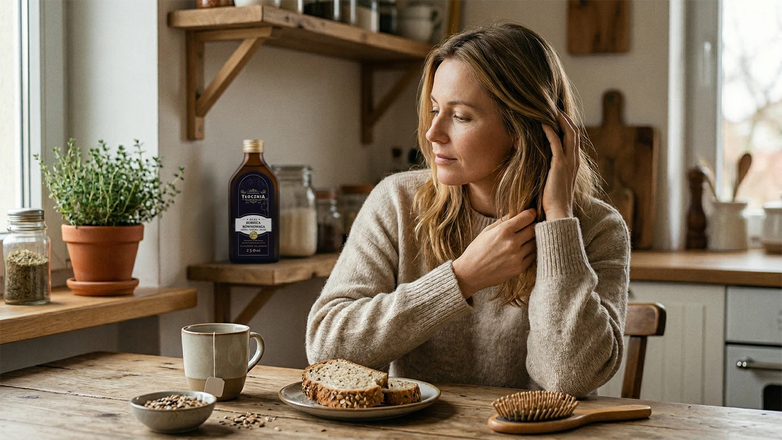Co na wypadające włosy u kobiet? Prosty nawyk, który warto znać