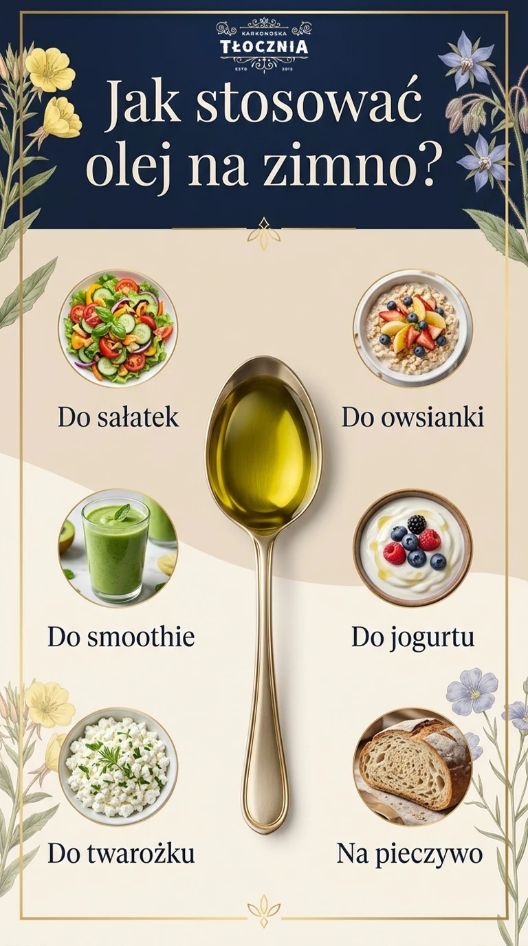 Jak stosować olej Kobieca Równowaga – zastosowanie oleju tłoczonego na zimno