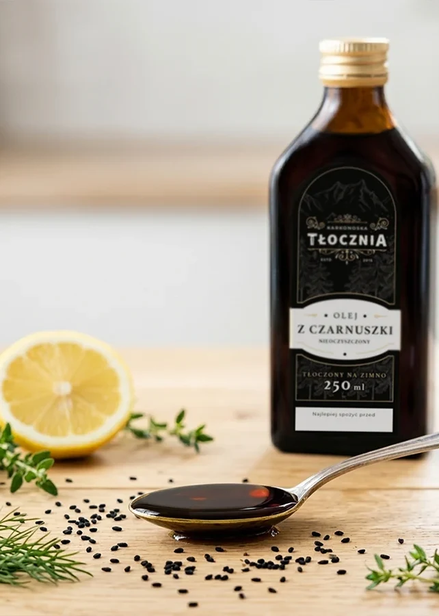 olej z czarnuszki na odporność tłoczony na zimno