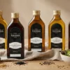 świeże oleje tłoczone na zimno z małej tłoczni naturalne oleje roślinne w butelkach