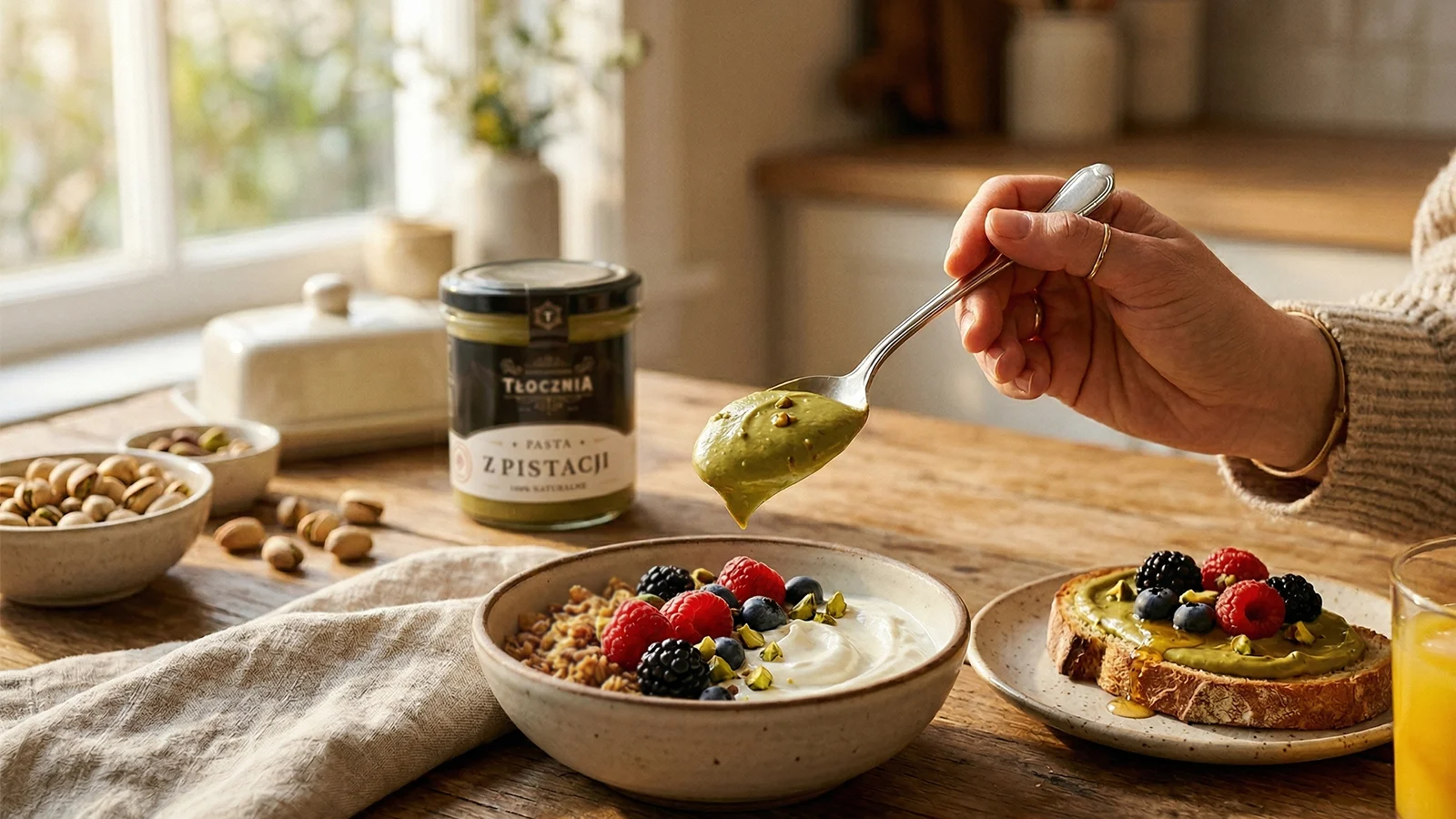 Pasta pistacjowa 100% – właściwości, kalorie i zastosowanie | Czy jest zdrowa?