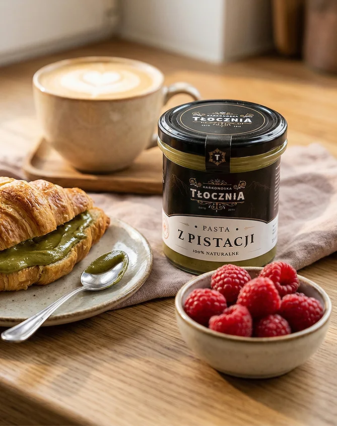 pasta pistacjowa 100% bez dodatków zdrowa przekąska zamiast słodyczy pistacje właściwości