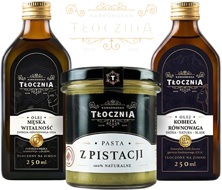 karkonoska tłocznia oleje tłoczone na zimno i świeże pasty orzechowe