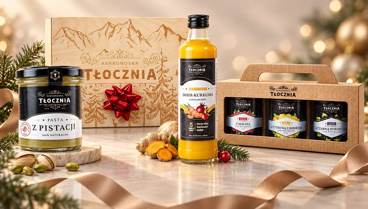 Zestawy prezentowe Karkonoskiej Tłoczni